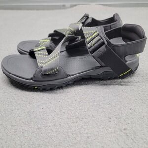 KURU Sandals Mens 13 Gray KURU CLOUD Hook Loop Sport Hiking Trail Outdoor Shoes